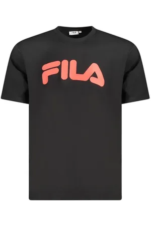 Fila Top, Herre, Sort, S, Bomuld, Sort Bomuld Crew Neck T-Shirt