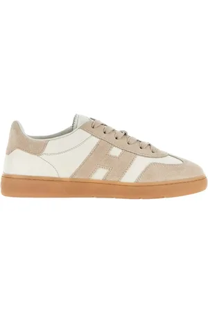 Hogan Sko, Dame, Hvid, 39 1/2 EU, Læder, Læder- og ruskindssneakers