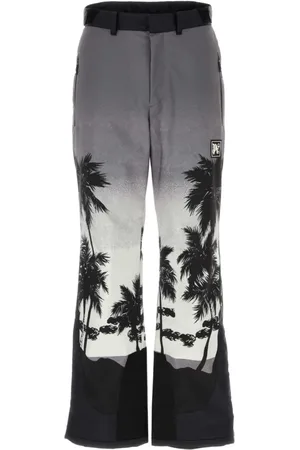 Palm Angels Bukser, Herre, Grå, M, Uld, Stilfulde Bukser