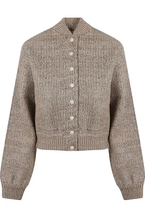 Sportmax Strik, Dame, Brun, M, Uld, Edda Cardigan