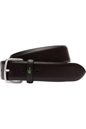 Lacoste Tilbehør, Herre, Brun, ONE SIZE, Læder, Core Collection Brunt Bælte
