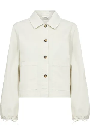 Cream Jakke, Dame, , L, Uld, Twill jakke med Turtledove farve