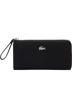 Lacoste Tilbehør, Dame, Sort, ONE SIZE, Bomuld, Elegant pung med flere lommer