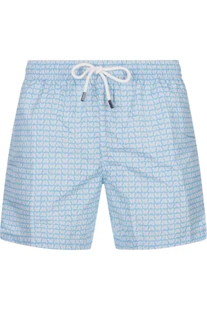 FEDELI Badetøj, Herre, Flerfarvet, 2XL, Blue Crab Badeshorts