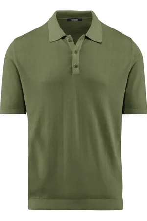 Bomboogie Top, Herre, Grøn, 3XL, Bomuld, Stockinette Stitch Polo Shirt