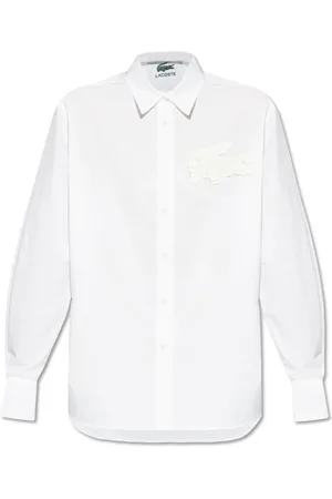 Lacoste Bluser & Skjorter, Dame, Hvid, S, Bomuld, x Lemarié Skjorte