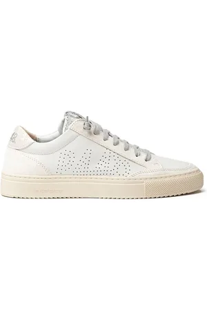 P448 Sko, Dame, Hvid, 41 EU, Læder, Hvide lædersneakers