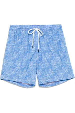 BARBA Badetøj, Herre, Blå, L, Polyester, Polyester Badeshorts med sidelommer