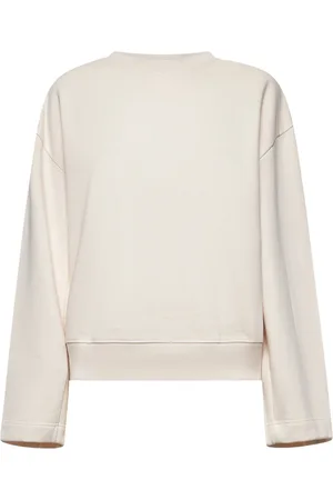 DRIES VAN NOTEN Sweathshirts & Hoodies, Dame, , XS, Bomuld, Rosa Oversized Bomuldssweater