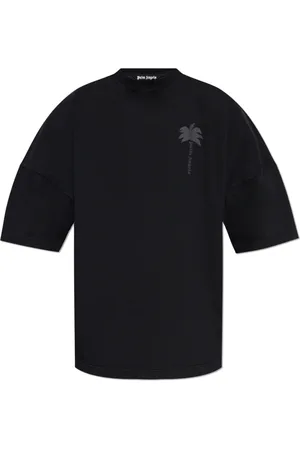 Palm Angels Top, Herre, Sort, L, Bomuld, Printed T-shirt