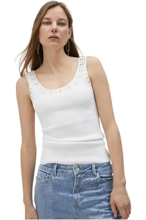 Lola Casademunt Top, Dame, Hvid, S, Hvid dame T-shirt