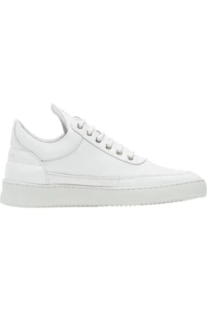 Filling pieces Sko, Herre, Hvid, 42 EU, Læder, Low Top Ripple Crumbs Sneakers