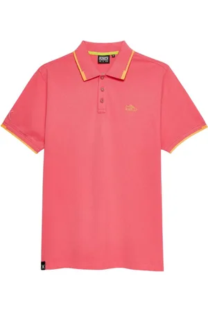 Munich Top, Herre, Lyserød, M, Rosa tekstil polo skjorte til mænd