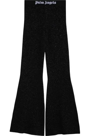 Palm Angels Bukser, Dame, Sort, M, Uld, Skinny Leggings
