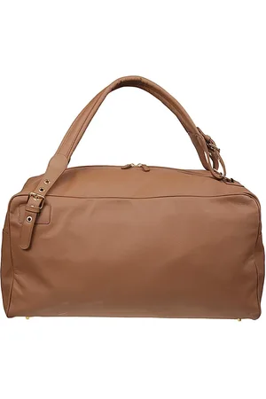 ELEVENTY Taske, unisex, Brun, ONE SIZE, Læder, Velvet Effect Læder Duffle Rygsæk