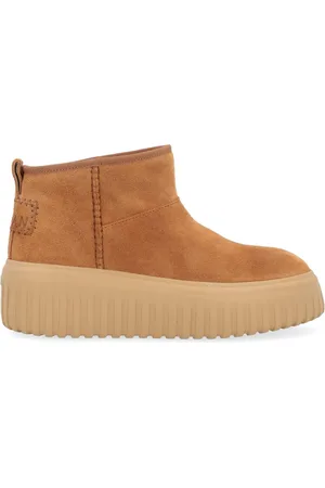 Hogan Sko, Dame, Brun, 36 EU, Uld, Stripes Low Boot