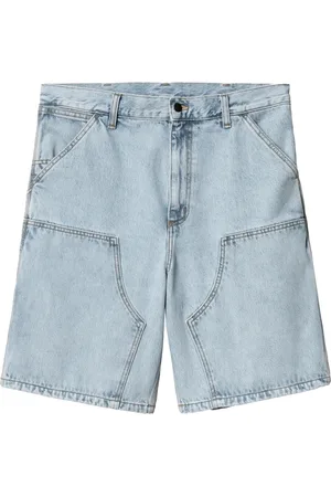 Carhartt Shorts, Herre, Blå, W31, Denim, Blå Dobbelt Knæ Denim Shorts