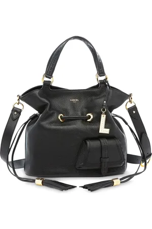 LANCEL Taske, Dame, Sort, ONE SIZE, Læder, Elegant Flirt Bucket Taske i Sort