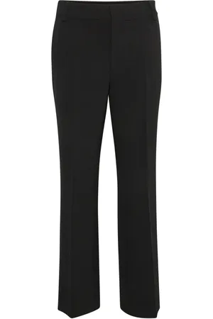 My Essential Wardrobe Bukser, Dame, Sort, 3XL, Polyester, Yolamw Bootcut Pant