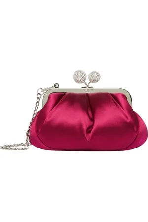 Max Mara Taske, Dame, Lyserød, ONE SIZE, Uld, Emmy Clutch