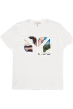 Munthe Top, Dame, Hvid, S, Bomuld, Oversized T-shirt