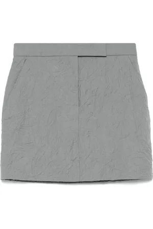Max Mara Nederdel, Dame, Grå, 3XS, Grå Nederdel Klassisk Stil