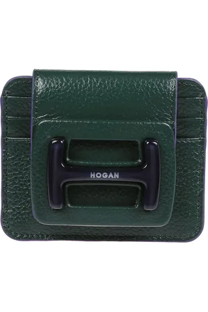Hogan Tilbehør, Dame, Grøn, ONE SIZE, Uld, Stilfuld Kortholder