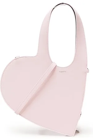 COPERNI Taske, Dame, Lyserød, ONE SIZE, Læder, Rosa Hjerte Crossbody Tote Taske