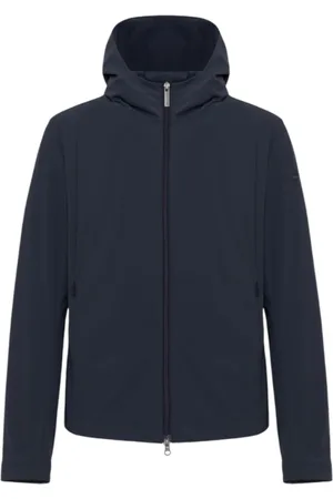 Colmar Jakke, Herre, Blå, 2XL, Uld, Stilfuld Jerseyjakke med Moderne Logo