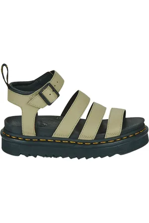 Dr. Martens Sko, Dame, Grøn, 39 EU, Læder, Blaire Sandal