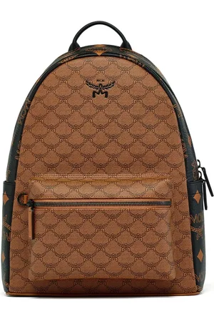 MCM Taske, Dame, Brun, ONE SIZE, Uld, Stark Rygsæk i Monogram Mix