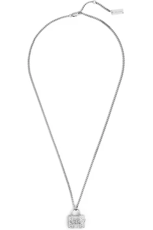 Marc Jacobs Tilbehør, Dame, Grå, ONE SIZE, The Pave Tote Bag Halskæde