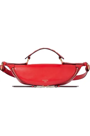 LANCEL Taske, Dame, Rød, ONE SIZE, Læder, Rød Origami Crossbody Taske