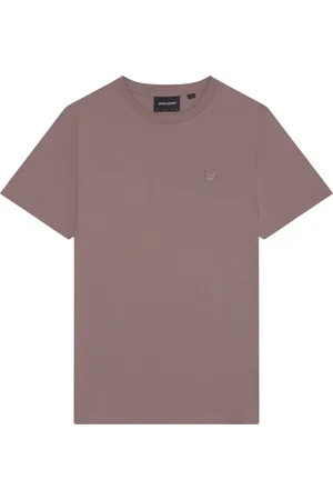 Lyle & Scott Top, Herre, Lilla, M, Bomuld, Eagle T-Shirt