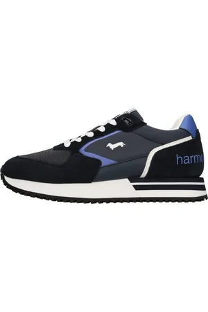 HARMONT&BLAINE Sko, Herre, Blå, 45 EU, Læder, Sneakers Blå