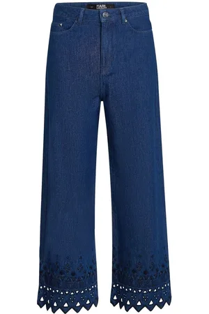 Karl Lagerfeld Jeans, Dame, Blå, W25, E24 Bukser