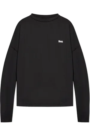 Rhude Top, Herre, Sort, S, Bomuld, T-shirt med logo