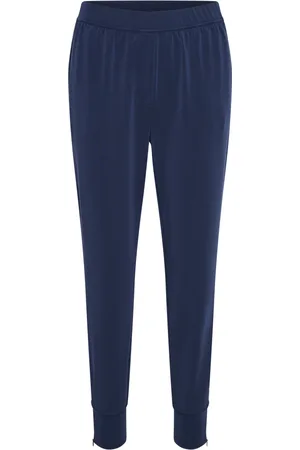 My Essential Wardrobe Bukser, Dame, Blå, 2XL, 22 The Sweat Pant