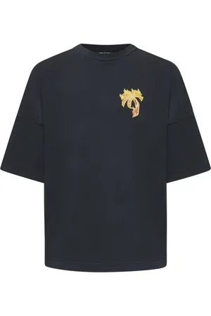 Palm Angels Top, Herre, Sort, S, Bomuld, Burning Palm Tee