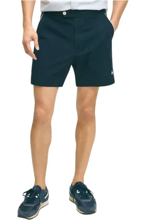 Brooks Brothers Shorts, Herre, Blå, W36, Bomuld, Tennis Bomuldsshorts