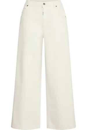Ball Jeans, Dame, Hvid, W30, Bomuld, Bred Ben Jeans i Birch