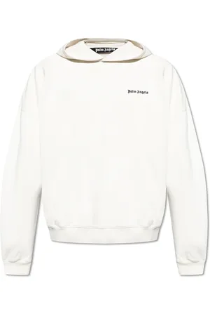 Palm Angels Sweathshirts & Hoodies, Herre, Hvid, 2XL, Bomuld, Hoodie