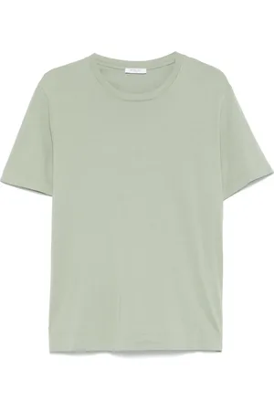 Boglioli Top, Herre, Grøn, L, Bomuld, Bomuld T-shirt Made in Italy