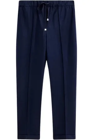 LIVIANA CONTI Bukser, Dame, Blå, XS, Uld, Letvægts Cashmere Uldbukser