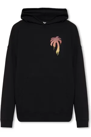 Palm Angels Sweathshirts & Hoodies, Herre, Sort, L, Bomuld, Printed Hoodie