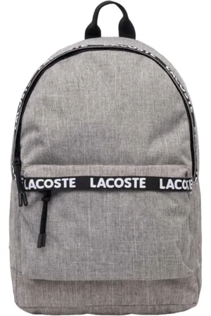 Lacoste Taske, Herre, Grå, ONE SIZE, Uld, Sporty Rygsæk med Laptoplomme
