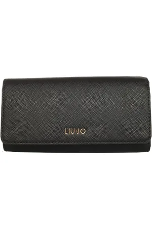 Liu Jo Tilbehør, Dame, Sort, ONE SIZE, Uld, Saffiano sort pung
