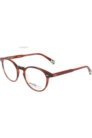 Etnia Barcelona Tilbehør, unisex, Brun, 48 MM, Uld, Retro Runde Briller Kreuzberg III