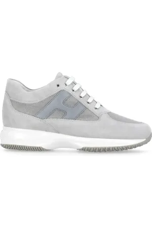 Hogan Sko, Dame, Grå, 37 1/2 EU, Læder, Interactive Sneakers