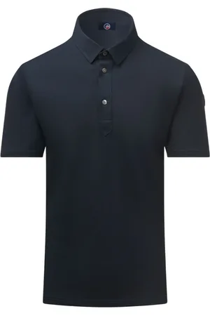 Fusalp Top, Herre, Blå, M, Bomuld, Klassisk Kortærmet Polo Shirt